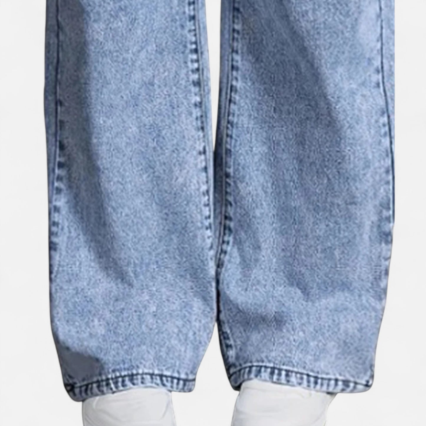 Olivebury | Women’s High-Waist Wide-Leg Denim Trousers