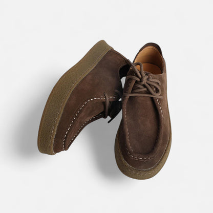 Olivebury | Men’s Suede Lace-Up Oxford Shoes