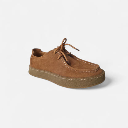 Olivebury | Men’s Suede Lace-Up Oxford Shoes