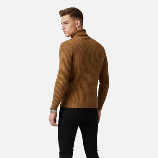 Olivebury | Men’s Classic Turtleneck Sweater