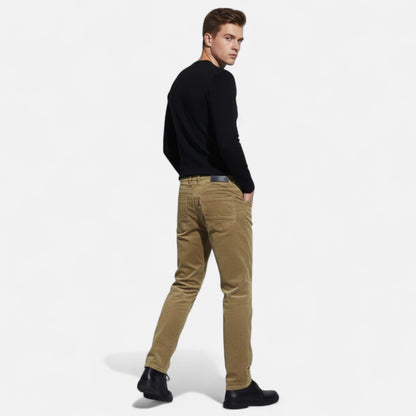 Olivebury | Men’s Slim-Fit Corduroy Trousers