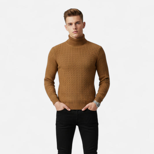 Olivebury | Men’s Classic Turtleneck Sweater