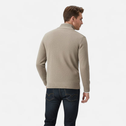 Olivebury | Men’s Heritage Quilted Sweater Jacket