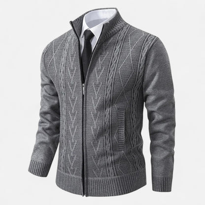Olivebury | Men’s Heritage Quilted Sweater Jacket