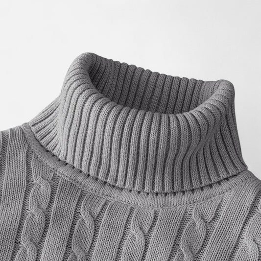 Olivebury | Men’s Classic Turtleneck Sweater