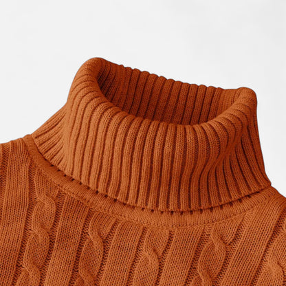 Olivebury | Men’s Classic Turtleneck Sweater