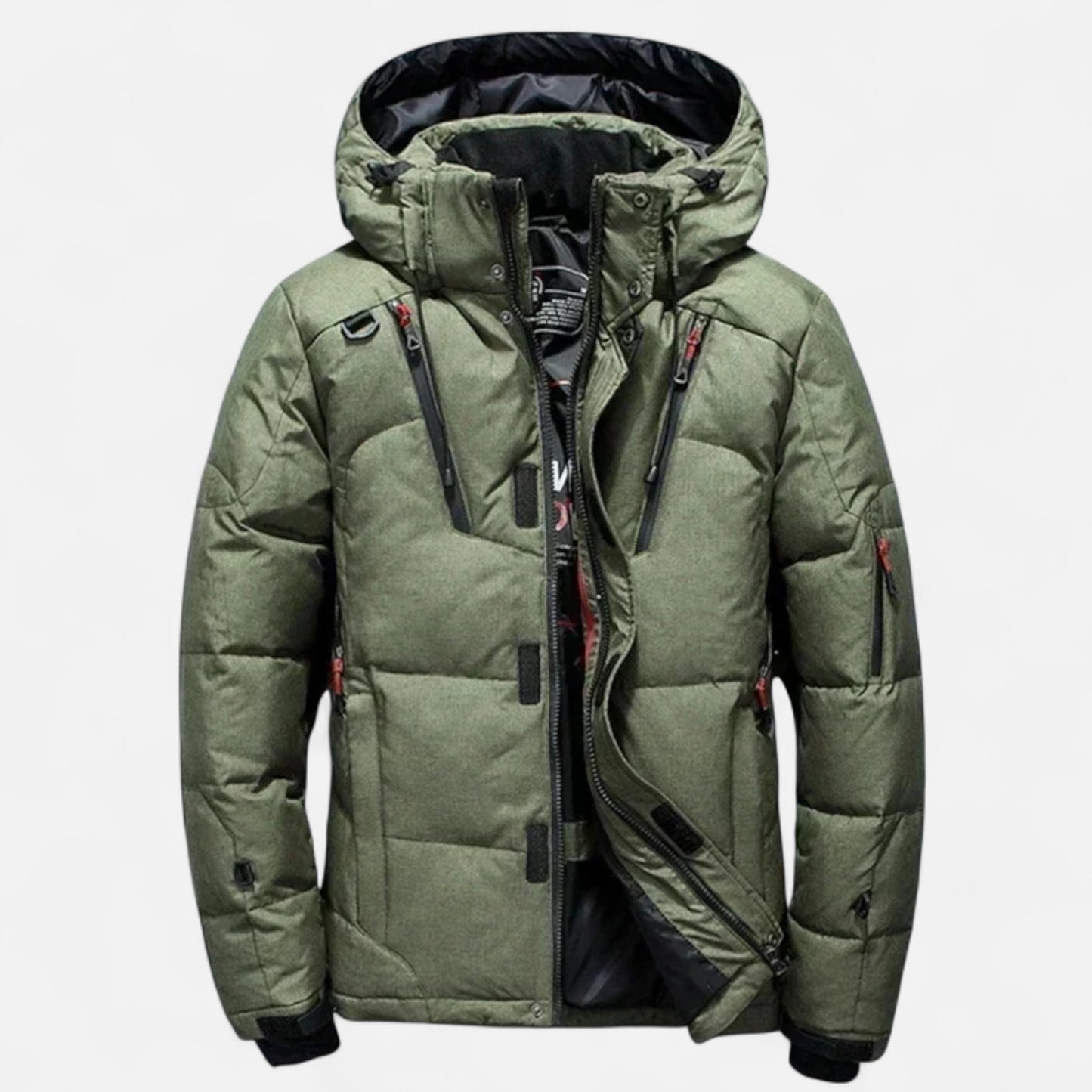 Olivebury | Men’s Hooded Down Puffer Jacket