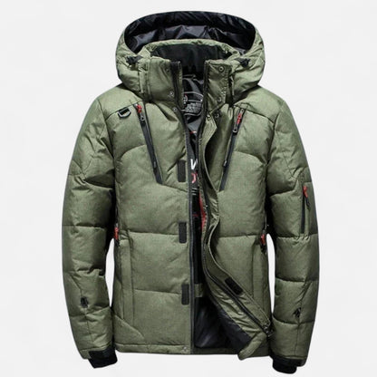 Olivebury | Men’s Hooded Down Puffer Jacket