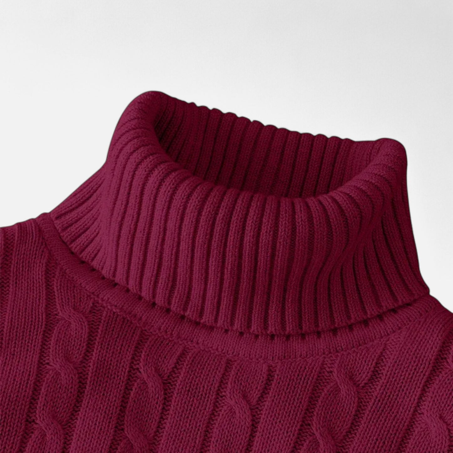 Olivebury | Men’s Classic Turtleneck Sweater