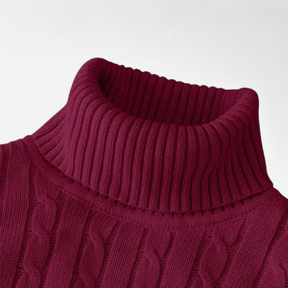 Olivebury | Men’s Classic Turtleneck Sweater