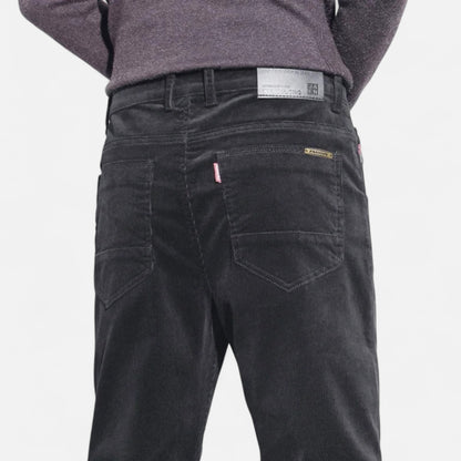 Olivebury | Men’s Slim-Fit Corduroy Trousers