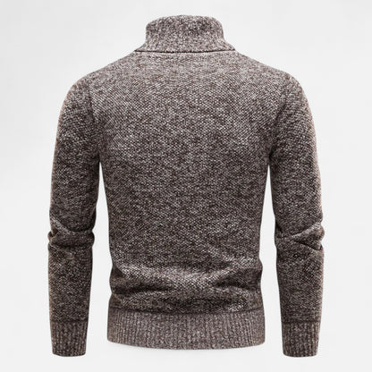 Olivebury | Men’s Fleece Turtleneck Pullover