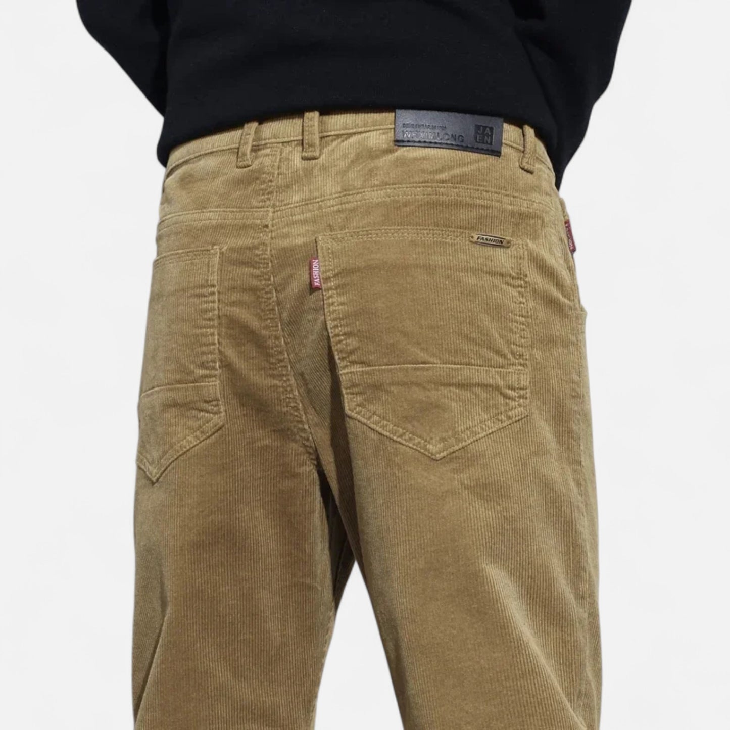 Olivebury | Men’s Slim-Fit Corduroy Trousers