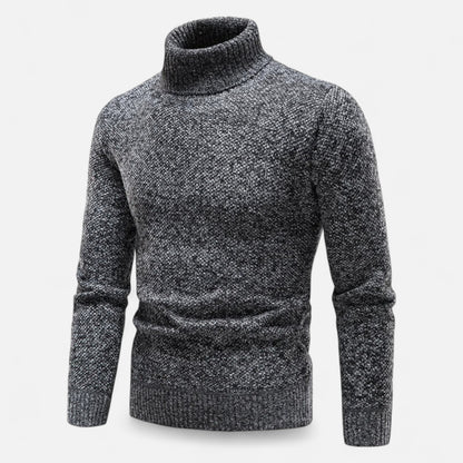 Olivebury | Men’s Fleece Turtleneck Pullover