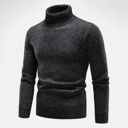 Olivebury | Men’s Fleece Turtleneck Pullover