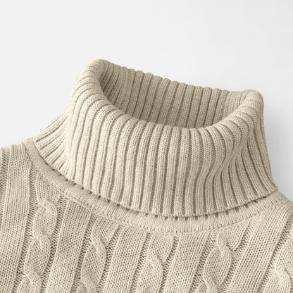 Olivebury | Men’s Classic Turtleneck Sweater