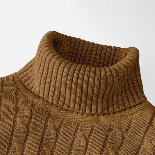 Olivebury | Men’s Classic Turtleneck Sweater