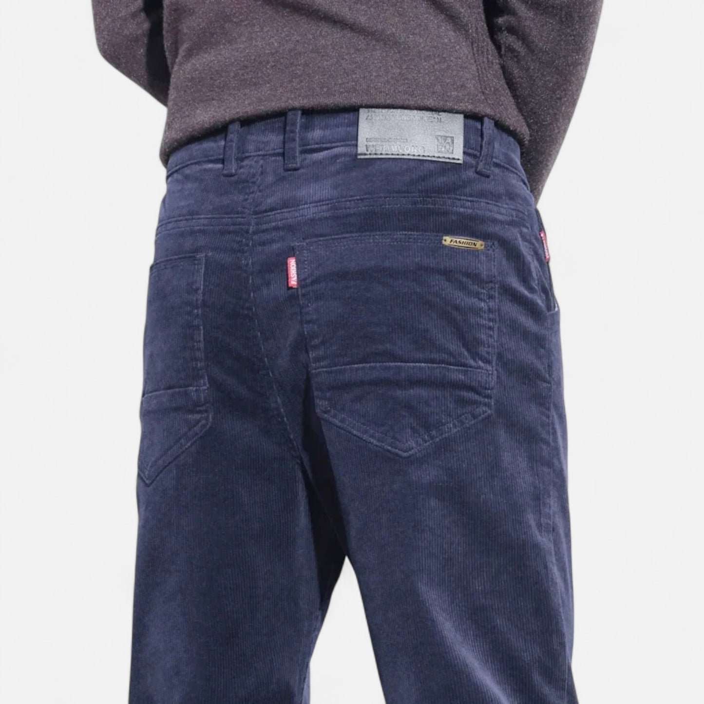 Olivebury | Men’s Slim-Fit Corduroy Trousers