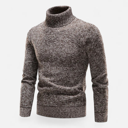 Olivebury | Men’s Fleece Turtleneck Pullover