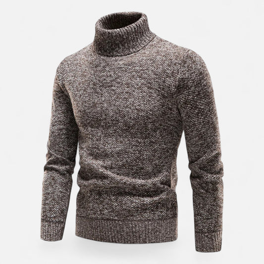 Olivebury | Men’s Fleece Turtleneck Pullover
