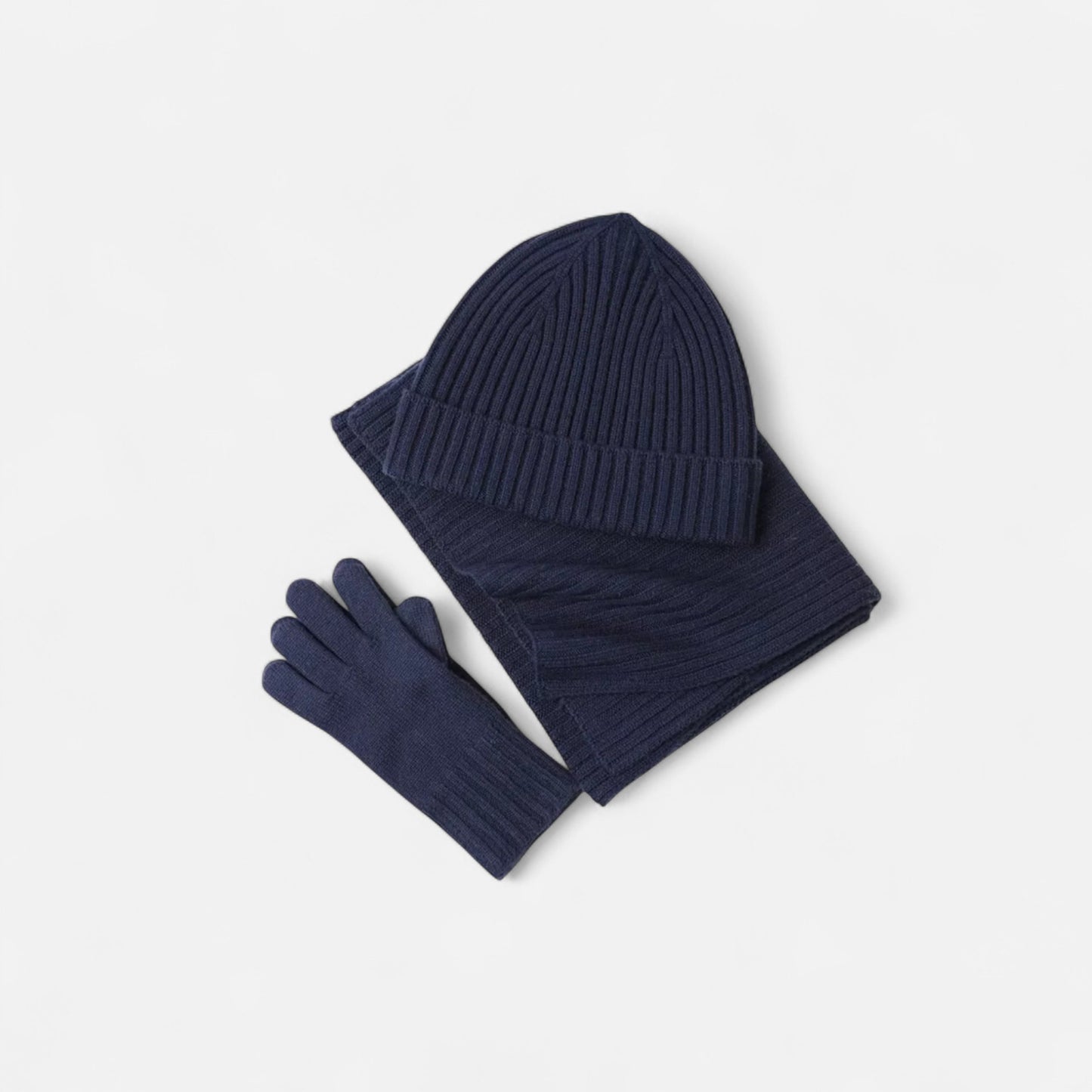 Olivebury | Women’s Knitted Winter Scarf, Hat & Gloves Set